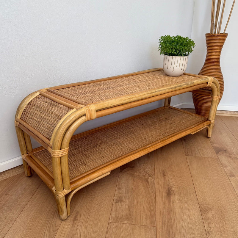 El Yapımı Bambu Bench 120 cm