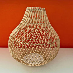 El Yapımı Gözenekli Bambu Sarkıt